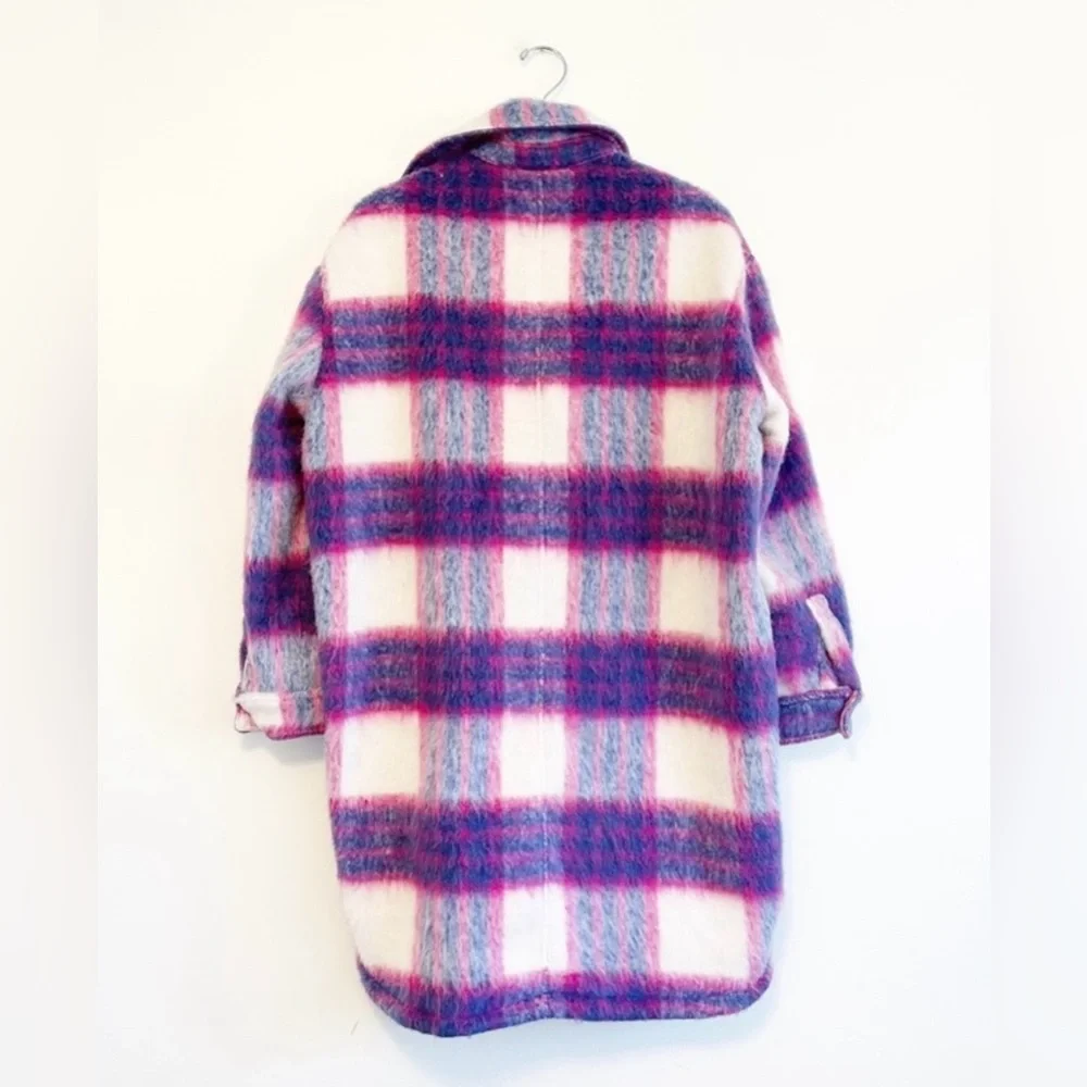 Blank NYC Plaid Shacket - M - Picture 4 of 6